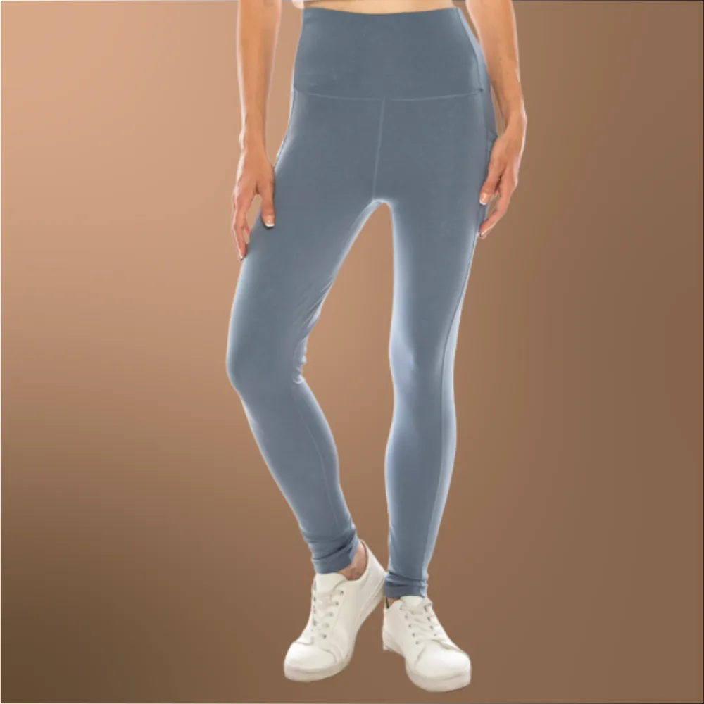 Light Blue Leggings -Active Wear