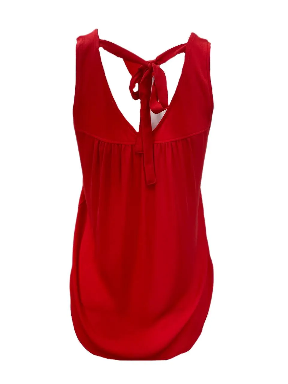 LOFT Women's Petite Red Back Tie Tank Top Size SP NWT