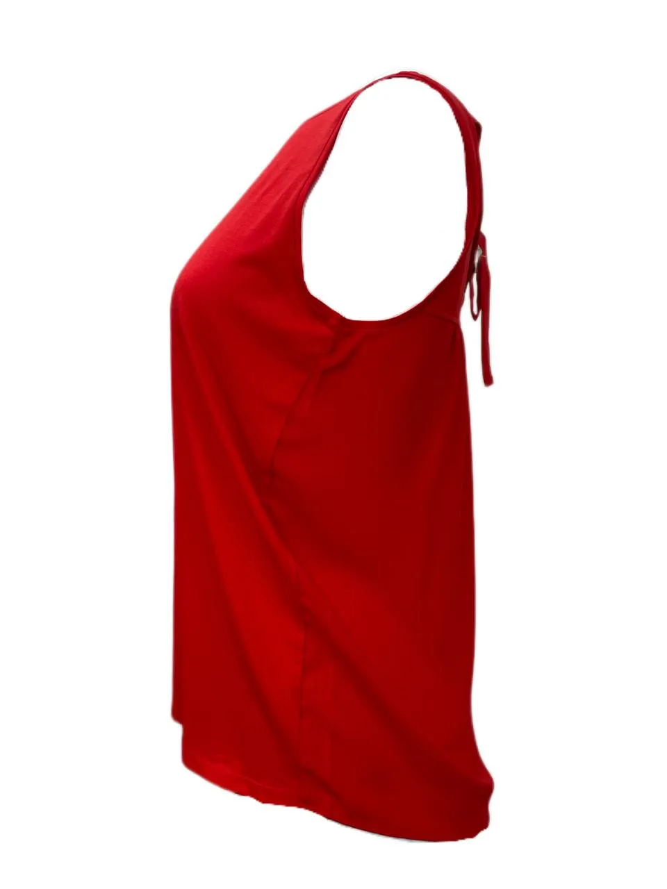 LOFT Women's Petite Red Back Tie Tank Top Size SP NWT