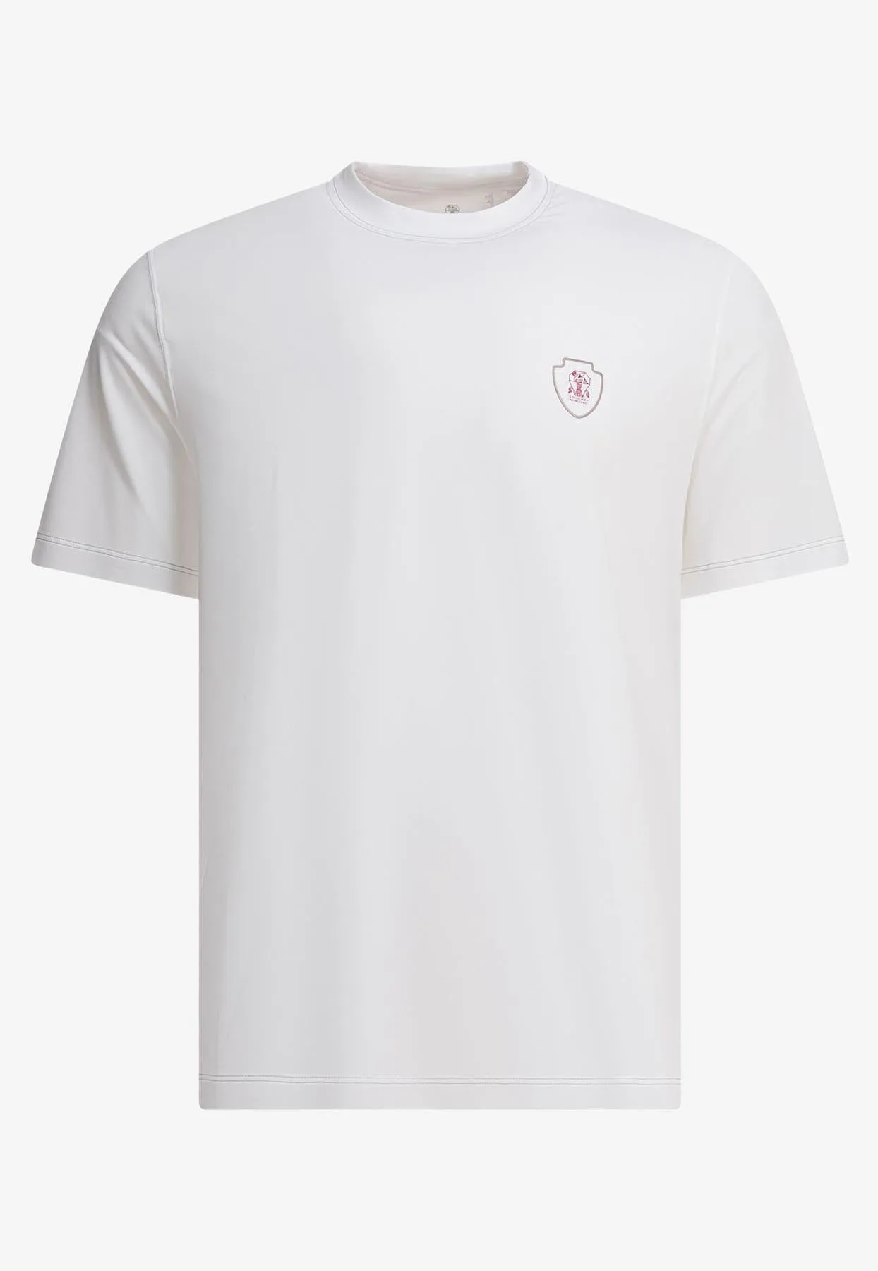 Logo Embroidered Crewneck T-shirt
