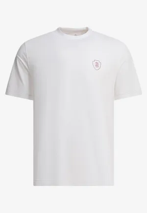 Logo Embroidered Crewneck T-shirt