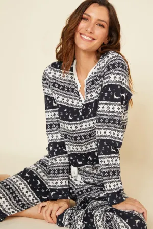 Long Sleeve Top & Pant Pajama Set