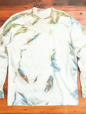 Long Sleeve University T-Shirt in Earth Dye