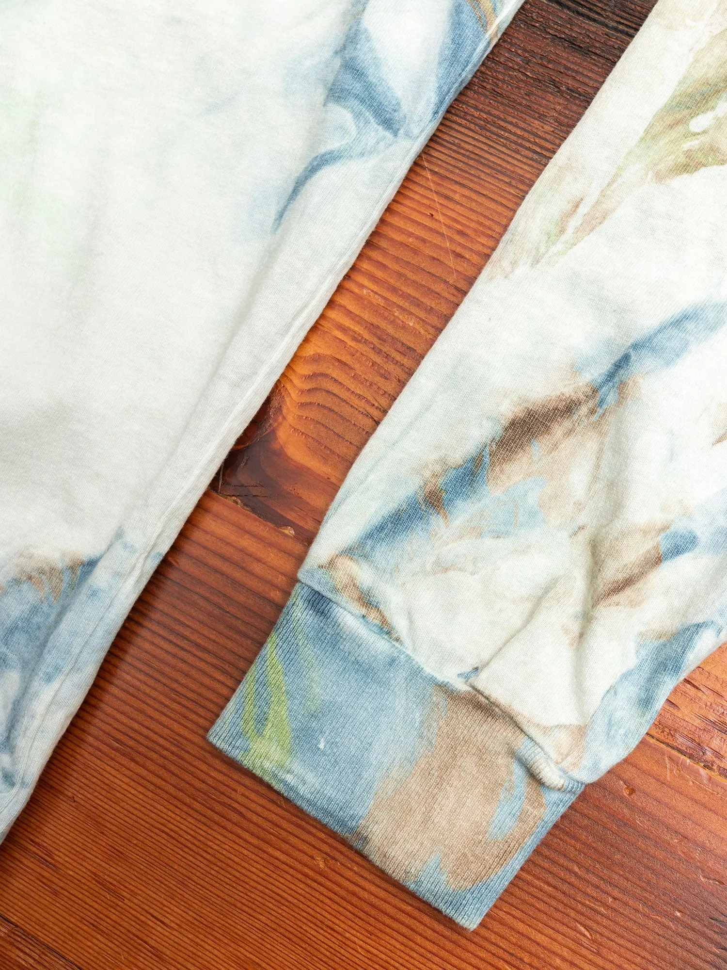 Long Sleeve University T-Shirt in Earth Dye