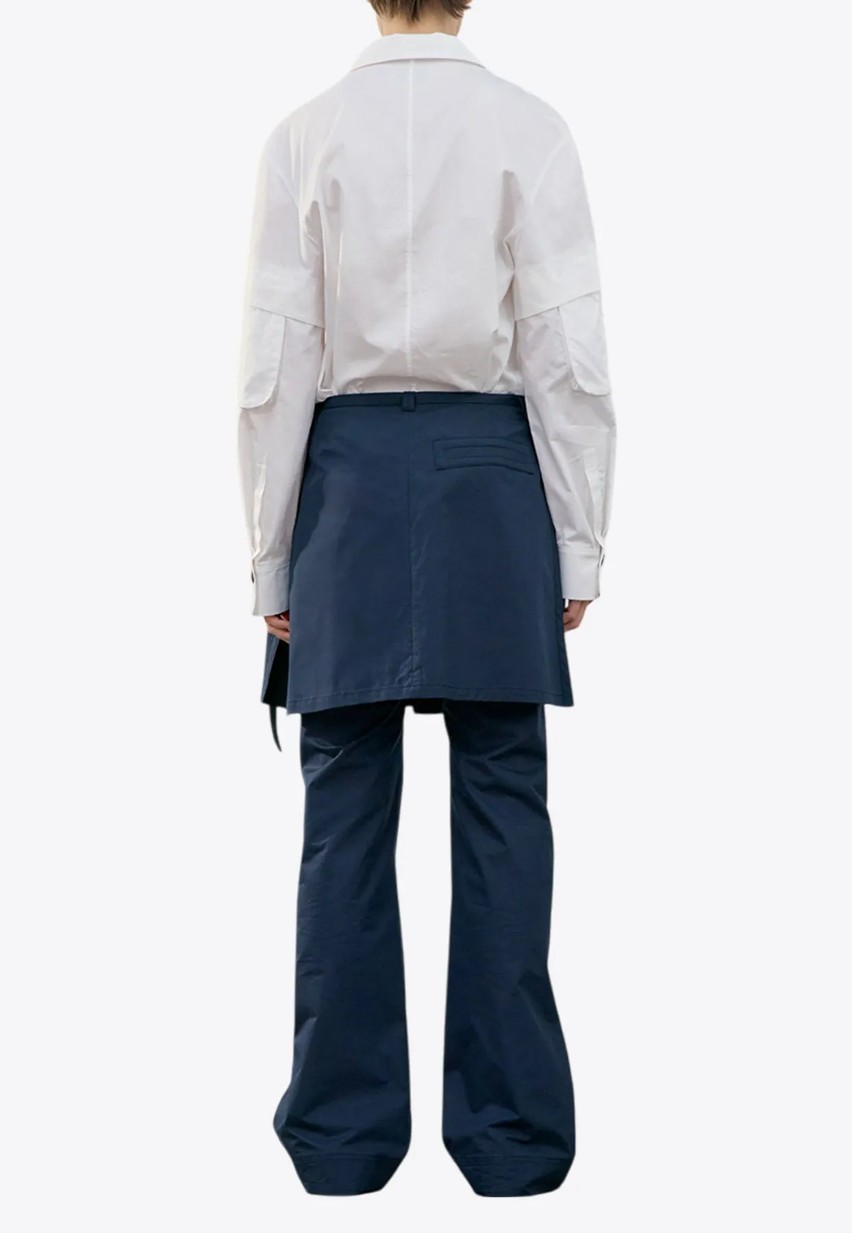 Long-Sleeved Zip-Up Shirt