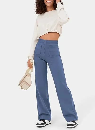 Lotte - Comfortable Elastic Casual Pants