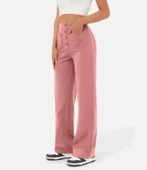 Lotte - Comfortable Elastic Casual Pants