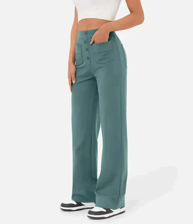 Lotte - Comfortable Elastic Casual Pants