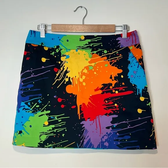 Loudmouth Golf Skorts - Paintballs Size 8