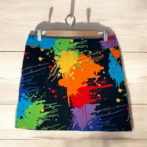 Loudmouth Golf Skorts - Paintballs Size 8