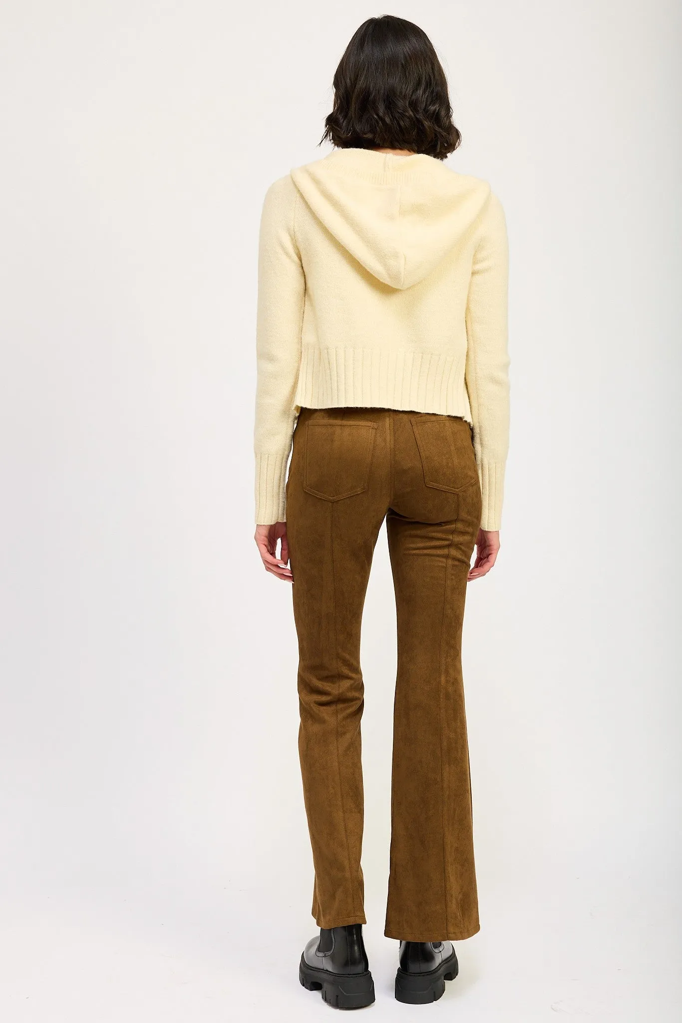 Love Rush Sweater Zip Up in Ivory