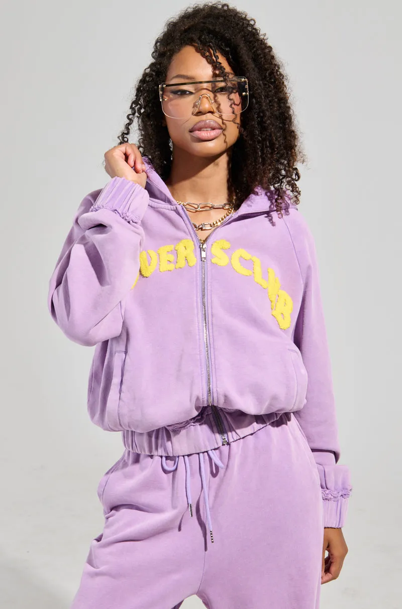 LOVERS CLUB ZIP UP HOODIE