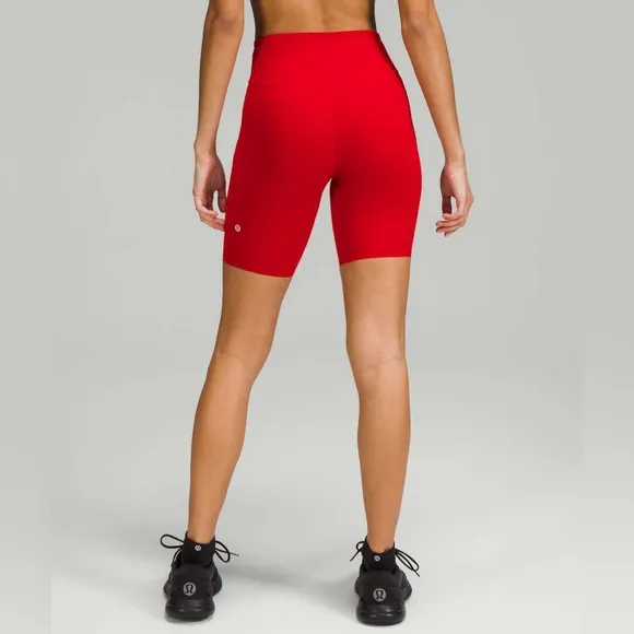 Lululemon Base Pace High-Rise Short 8” Dark Red