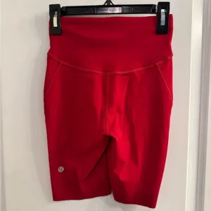 Lululemon Base Pace High-Rise Short 8” Dark Red
