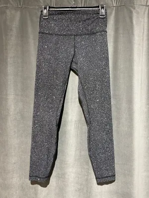 Lululemon Black Grey Speckled Leggings