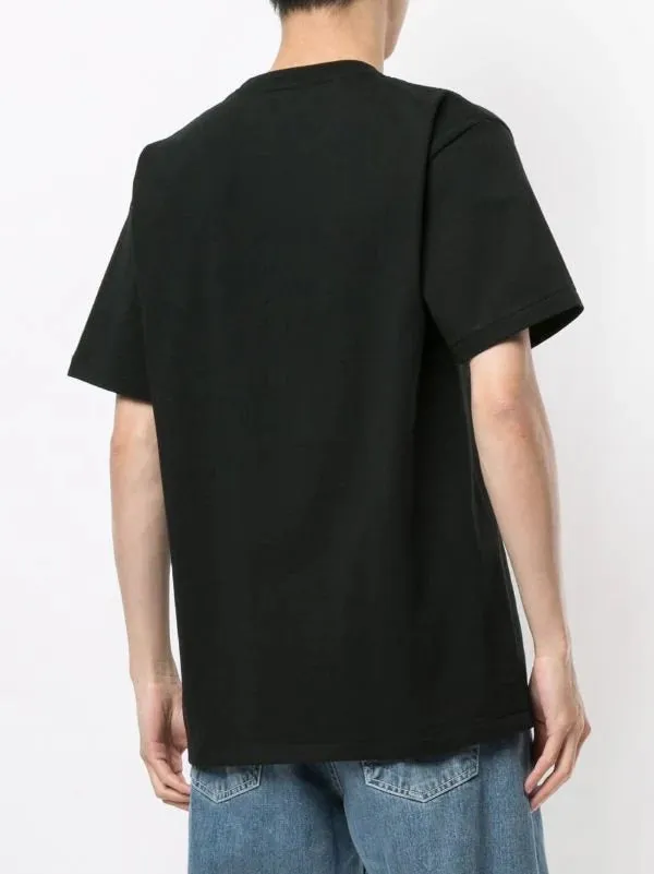 [M] DS! A Bathing Ape Bape Patchwork Shark Zip Tee Black