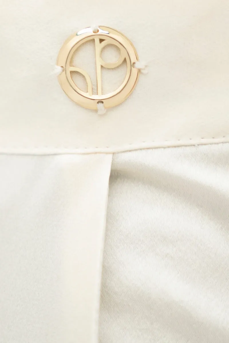 Manila  - Tailored Shorts - Pearl