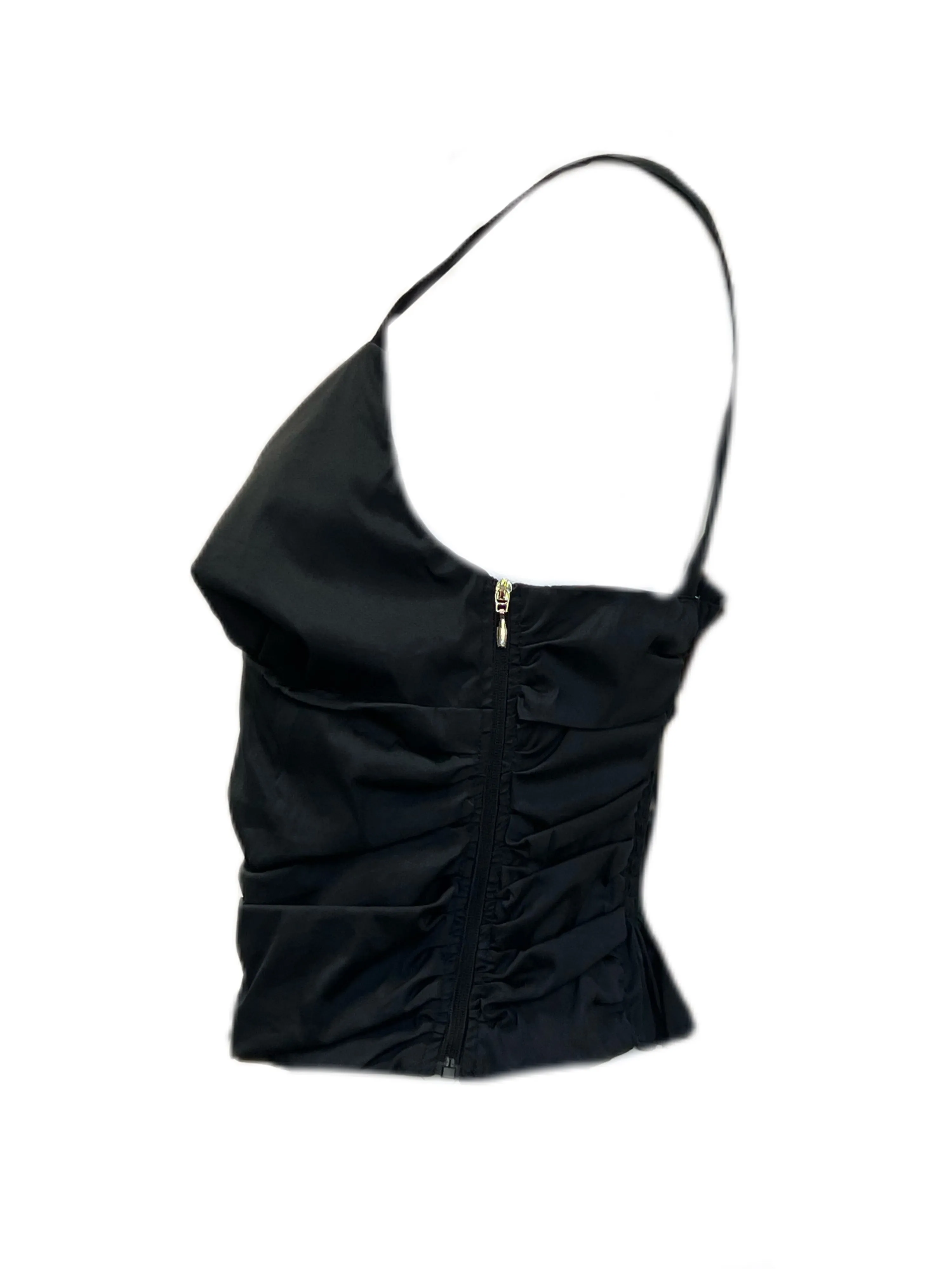 Marella By Max Mara Women's Black Flirt Sleeveless Top Size 8 NWT