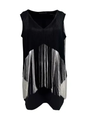 Marina Rinaldi Women's Black Basilare Tank Top 16W/25 NWT