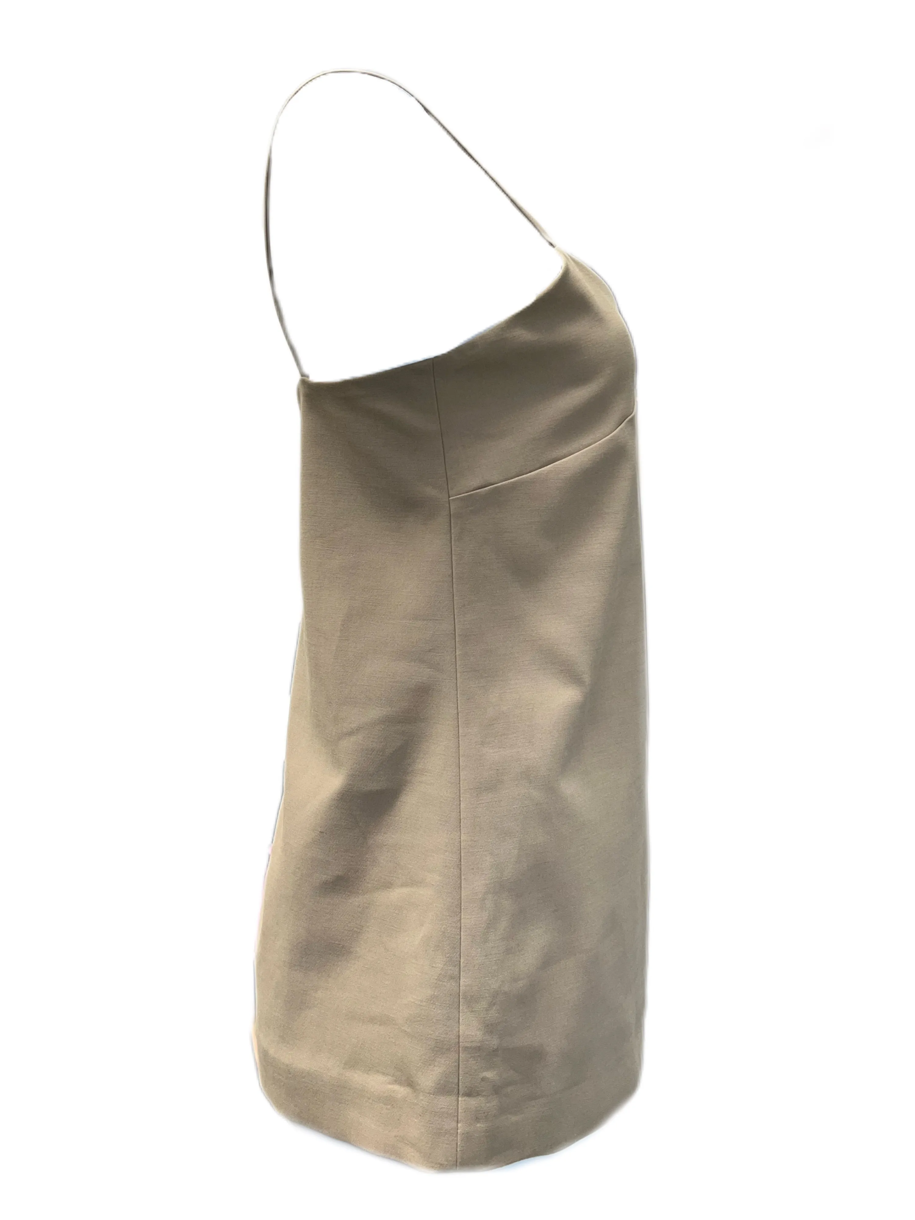 Max Mara Women's Khaki Marte Zipper Closure Tank Top Size 8 NWT