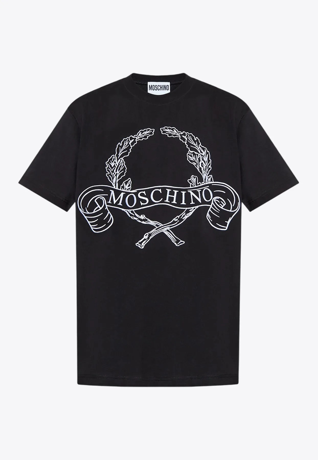 Maxi Laurel Crown Logo T-shirt