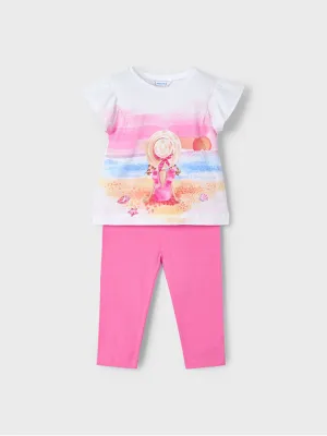 Mayoral Junior Girl Caribbean Sea Legging Set