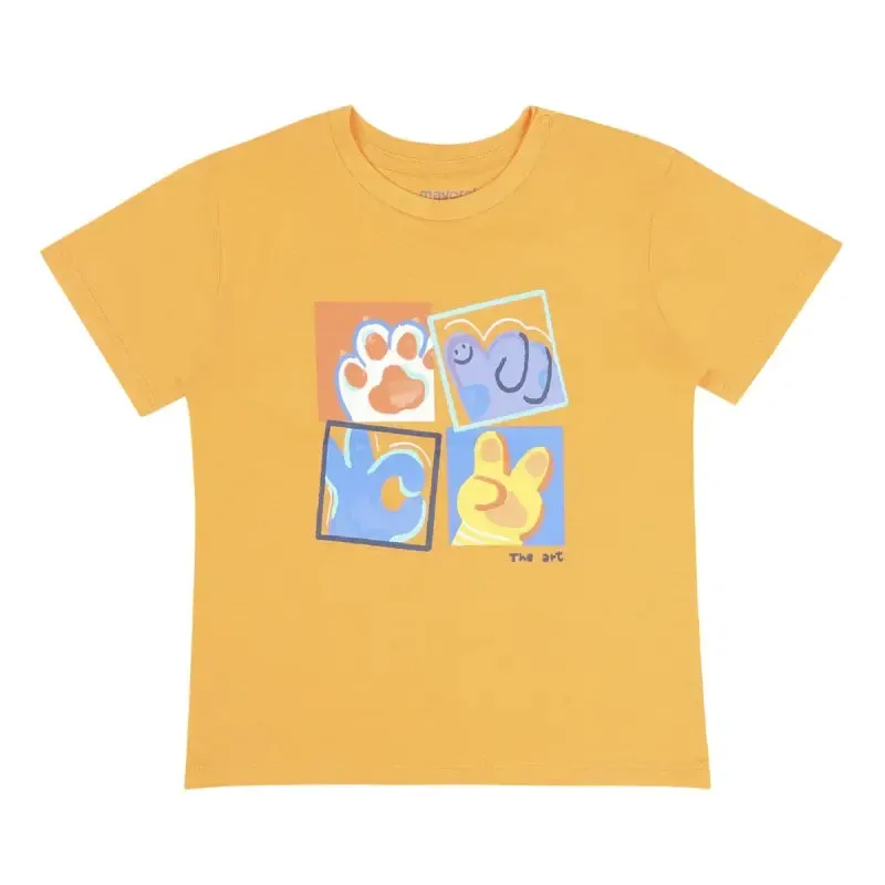 Mayoral Orange & Ivory T-Shirts (2 Pack)