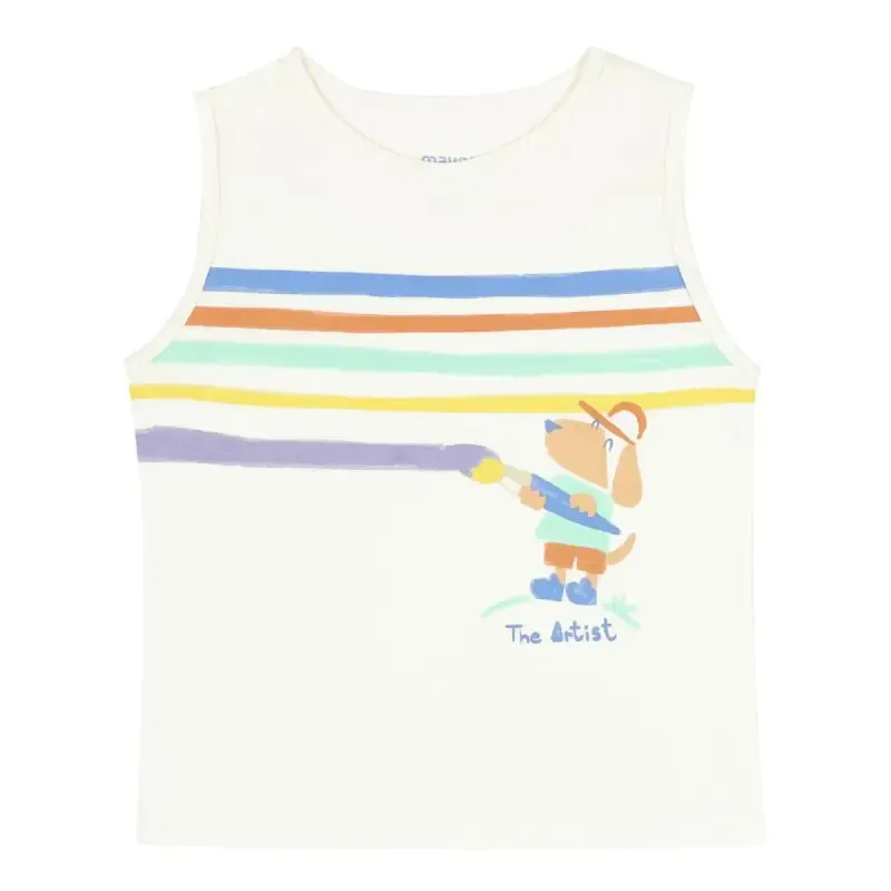 Mayoral Orange & Ivory T-Shirts (2 Pack)