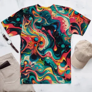 Men's Crewneck T-shirt - Celestial Splash