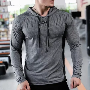 Men's Fitness Tracksuit Hoodie and Joggers Set