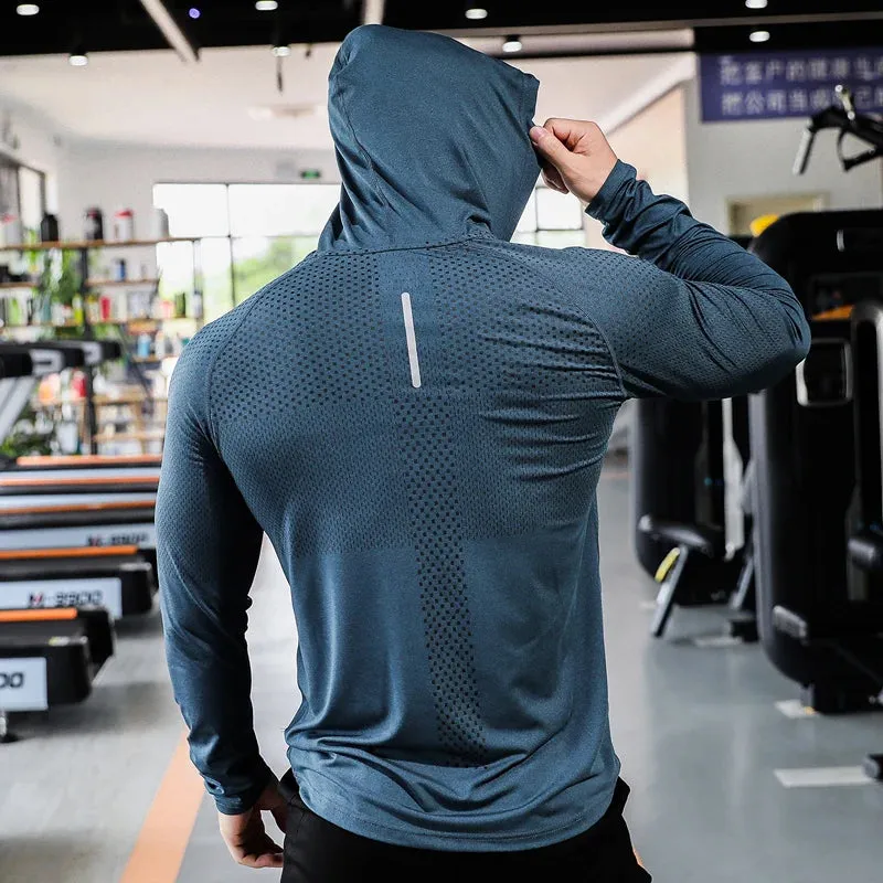 Men's Fitness Tracksuit Hoodie and Joggers Set