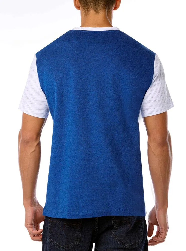 Men's v neck short sleeve t-shirt