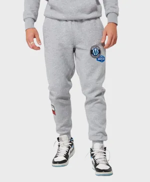 Mercier Badge Jogger Grey Marl