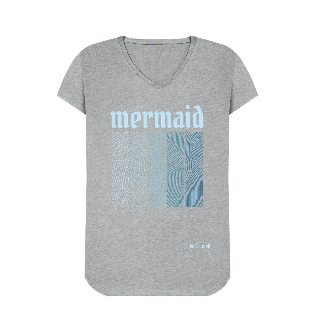 Mermaid V Neck Tee