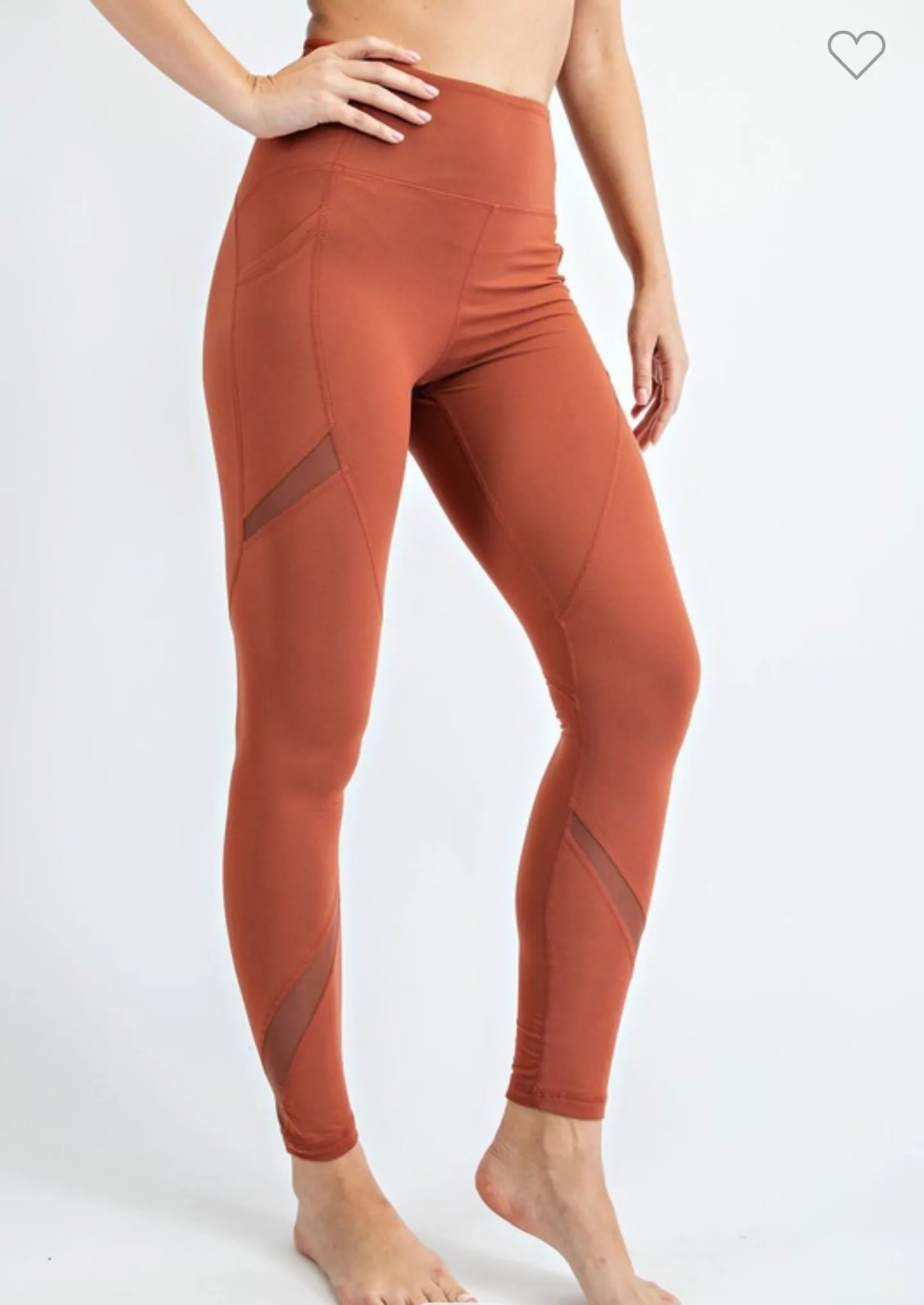 Mesh Detail Leggings
