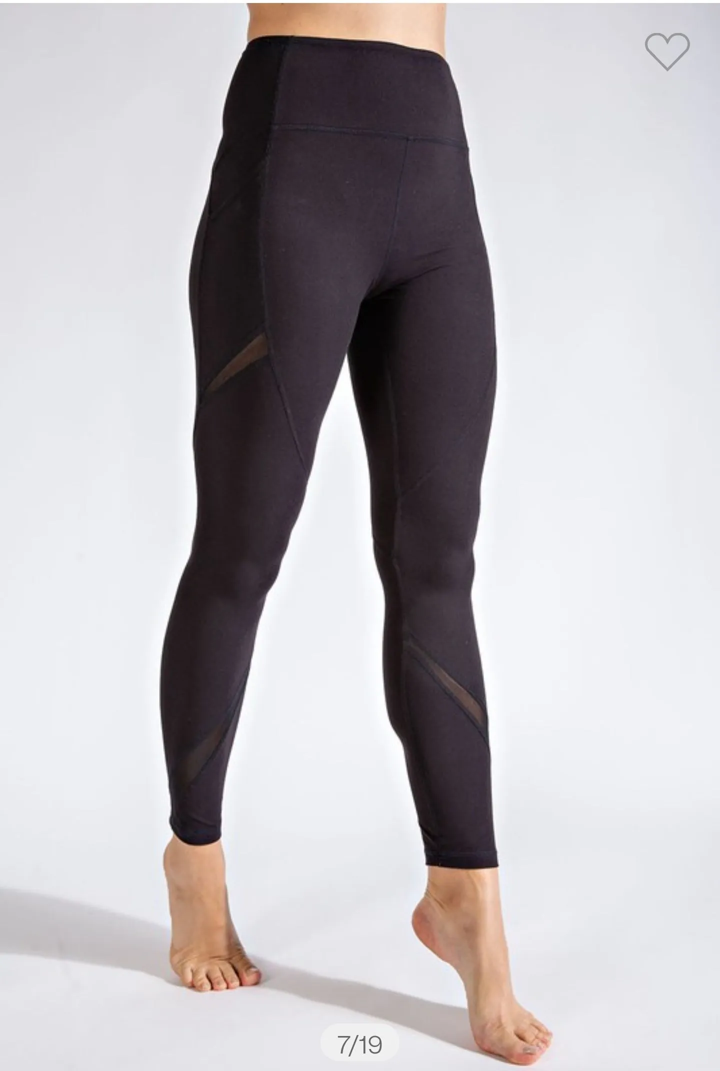 Mesh Detail Leggings