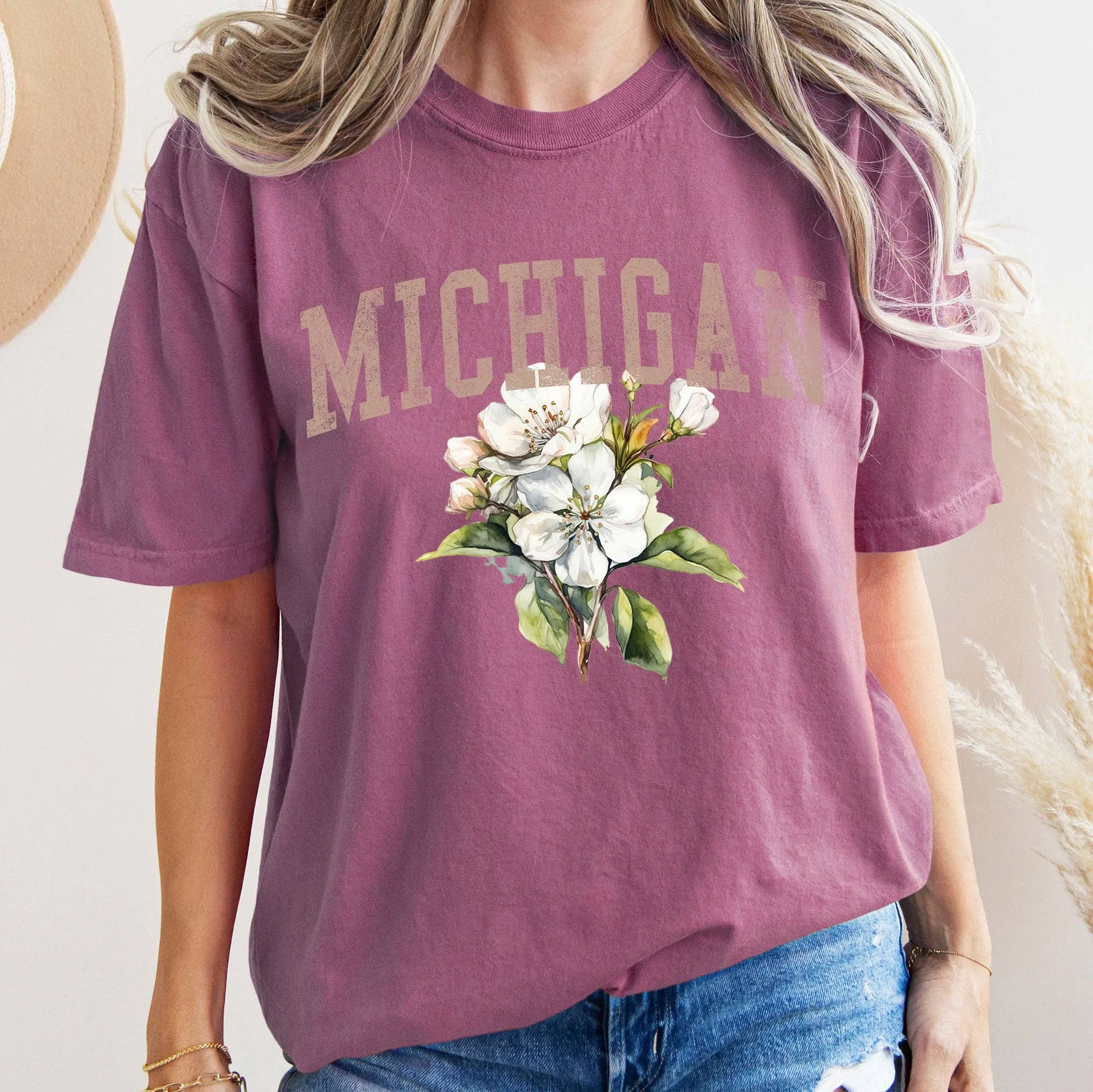 Michigan State Flower T-shirt