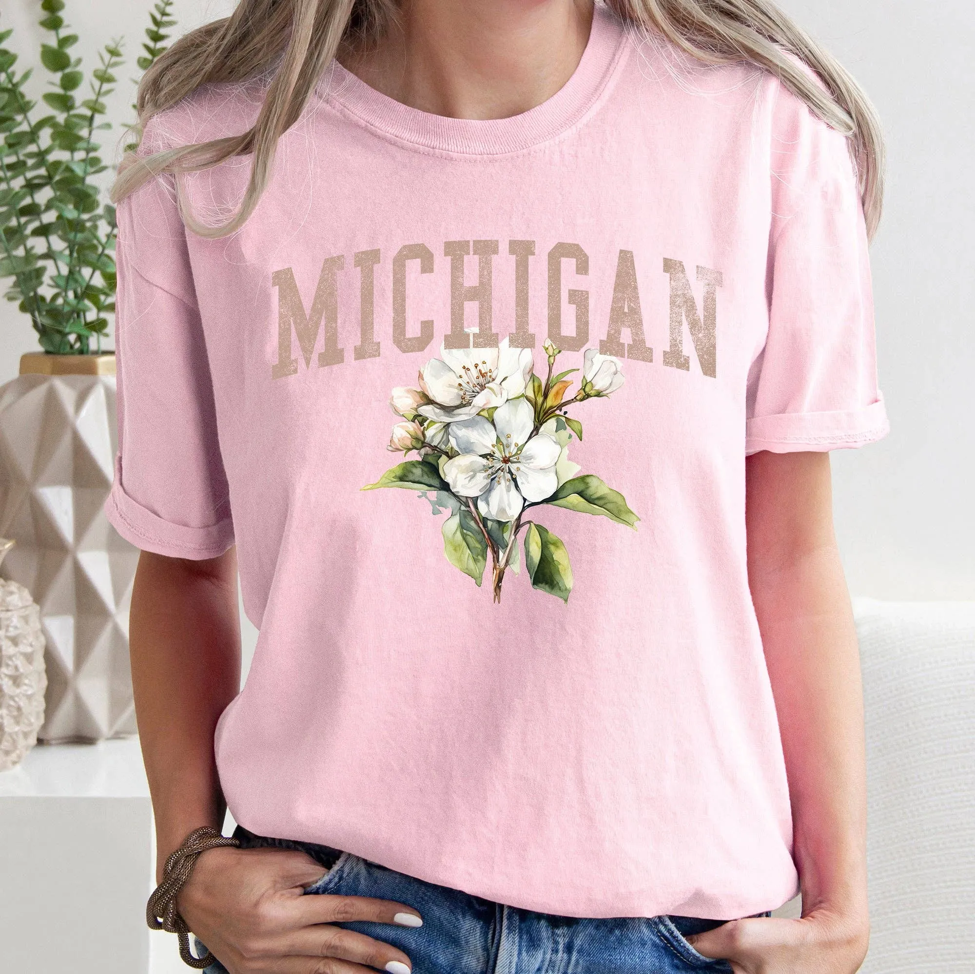 Michigan State Flower T-shirt