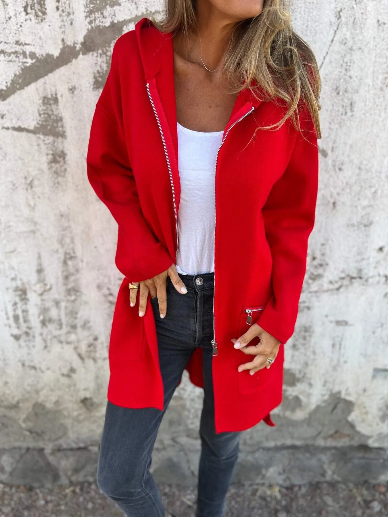Miley | Cardigan zip-up long sleeve