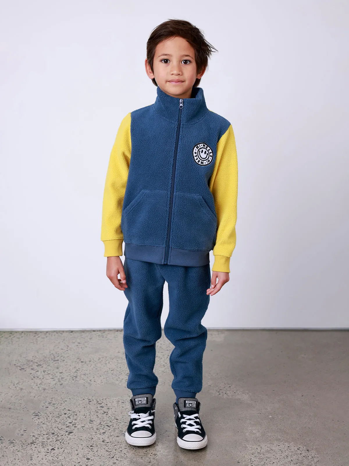 Minti Happy Teddy Zip Up