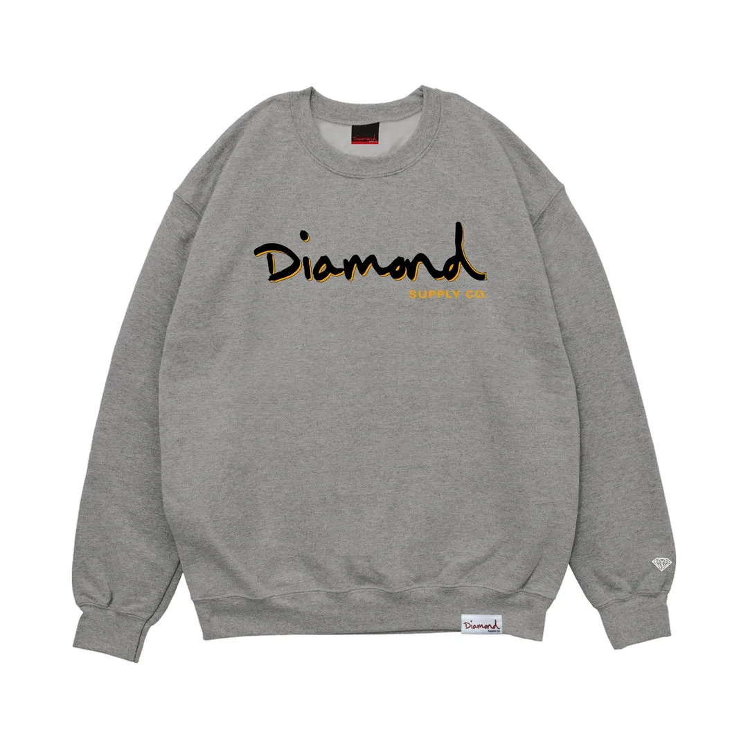 Moletom Diamond Outline Crewneck
