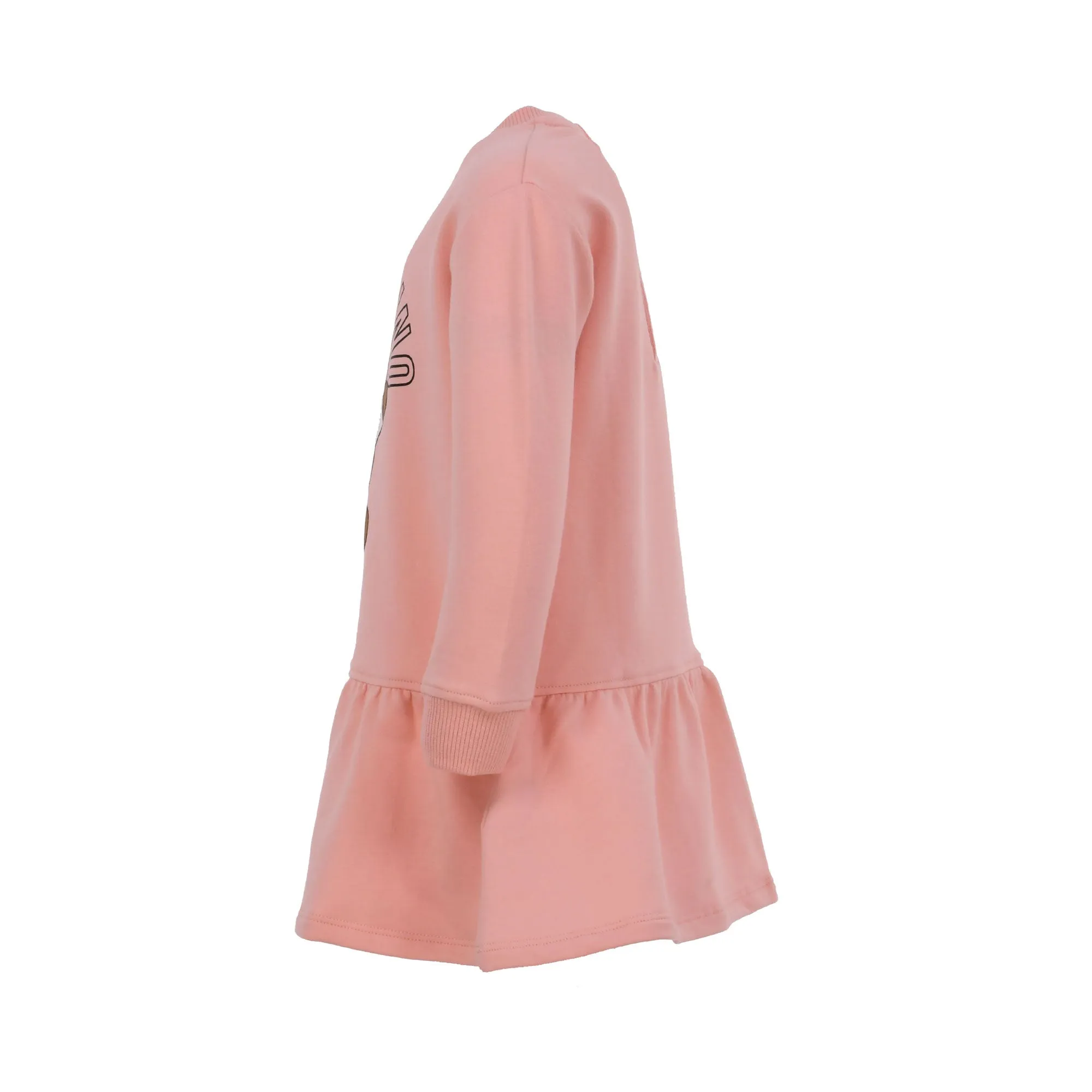 Moschino Kids Girl's Teddy Bear Print Sweatshirt Dress