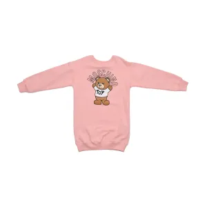 Moschino Kids Girl's Teddy Logo Candy Pink Dress