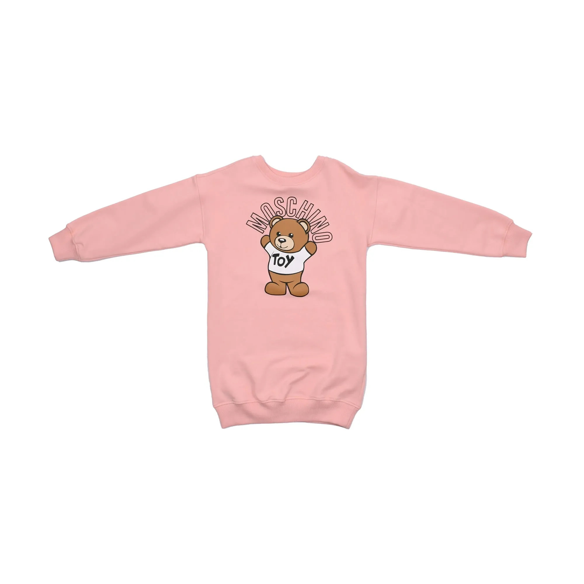 Moschino Kids Girl's Teddy Logo Candy Pink Dress
