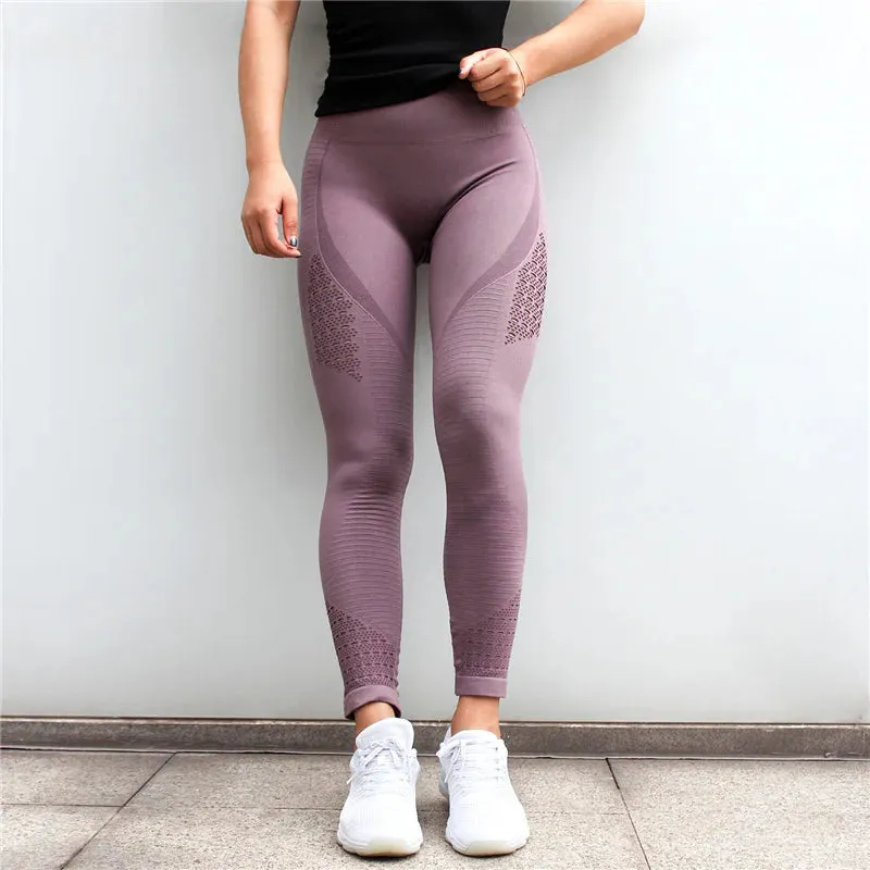 Move Like Diva Seamless Tummy Control Yoga Pants