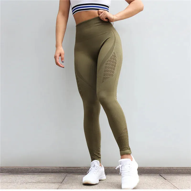 Move Like Diva Seamless Tummy Control Yoga Pants