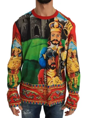 Multicolor Cotton Crewneck T-Shirt