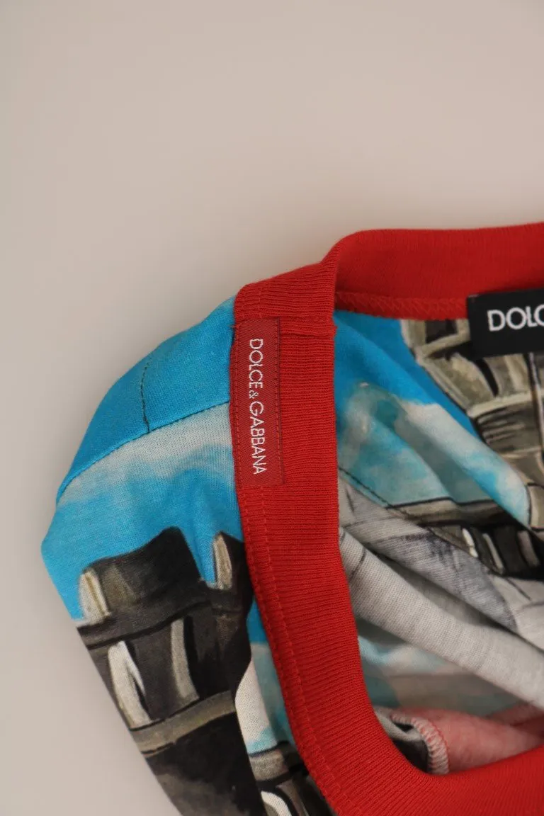 Multicolor Cotton Crewneck T-Shirt