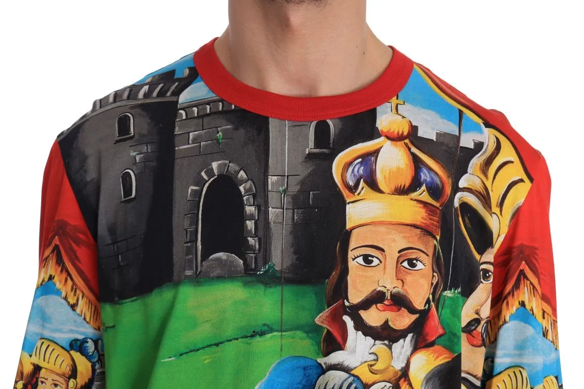 Multicolor Cotton Crewneck T-Shirt
