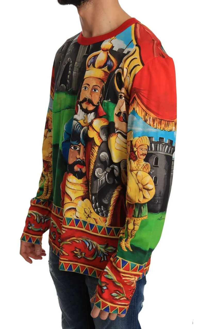 Multicolor Cotton Crewneck T-Shirt